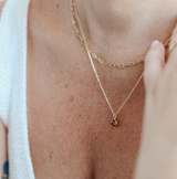 Birthstone Drop Necklace • July
