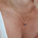 Birthstone Drop Necklace • February
