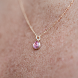 Birthstone Drop Necklace • October