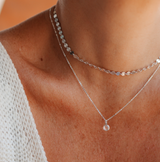 Birthstone Drop Necklace • April
