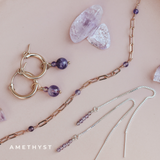 Anastasia • Gemstone Adorned Hoops