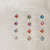 Birthstone Drop Necklace • December