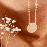 Spring Collection • Large Double Hole Pendant Necklace