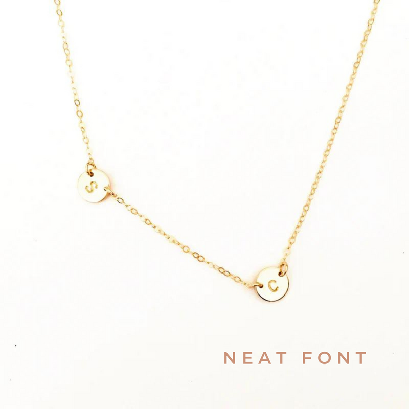 Koko • Small Asymmetrical Pendant Necklace • Choose Number of Pendants