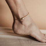 Summer • Tiny Pendant Anklet • Choose Number of Pendants