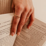 gifts Nova Ring | Silver & Gold Jewellery  | Kellective by Nikki