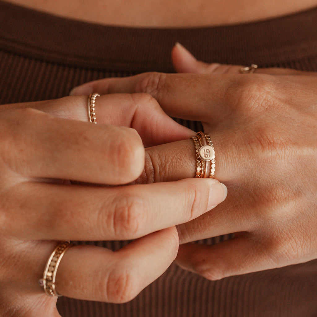 Solid Gold Stacking Rings Set | Simone Walsh Jewellery