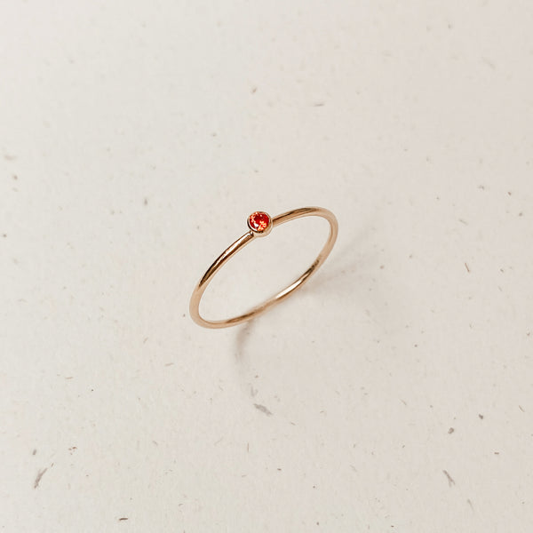 july birthstone ring ruby stone strength peace symbol sterling silver goldfill