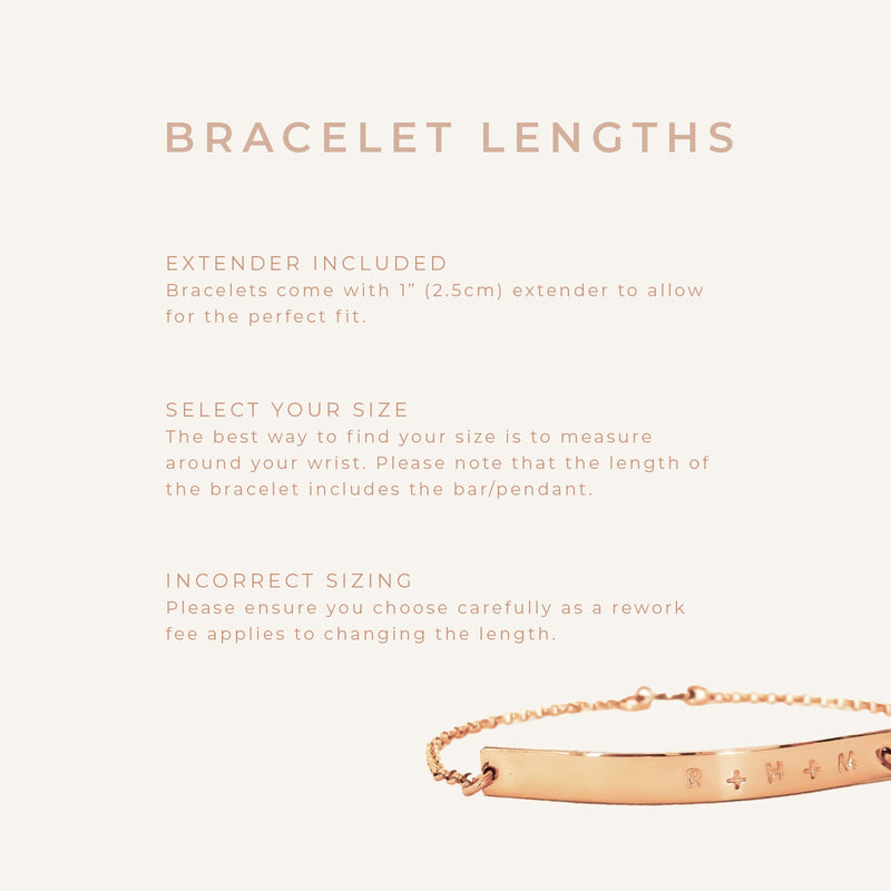 Harlow • Small Pendant Bracelet • Choose Number of Pendants