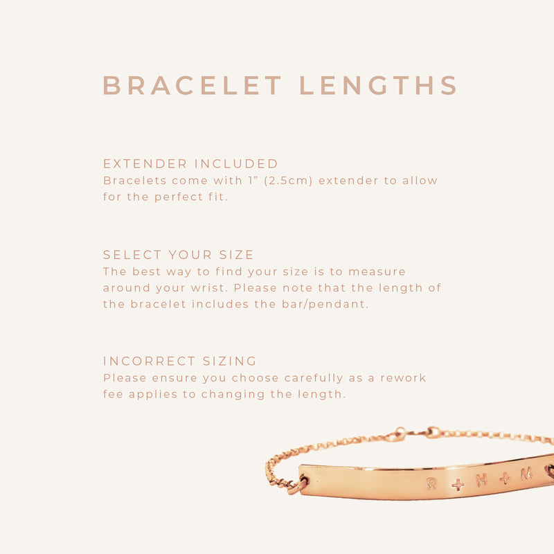 Sienna Bracelet • Medium Pendant Bracelet