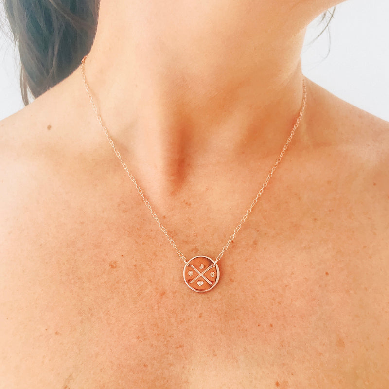Cross My Heart • Large Pendant Necklace