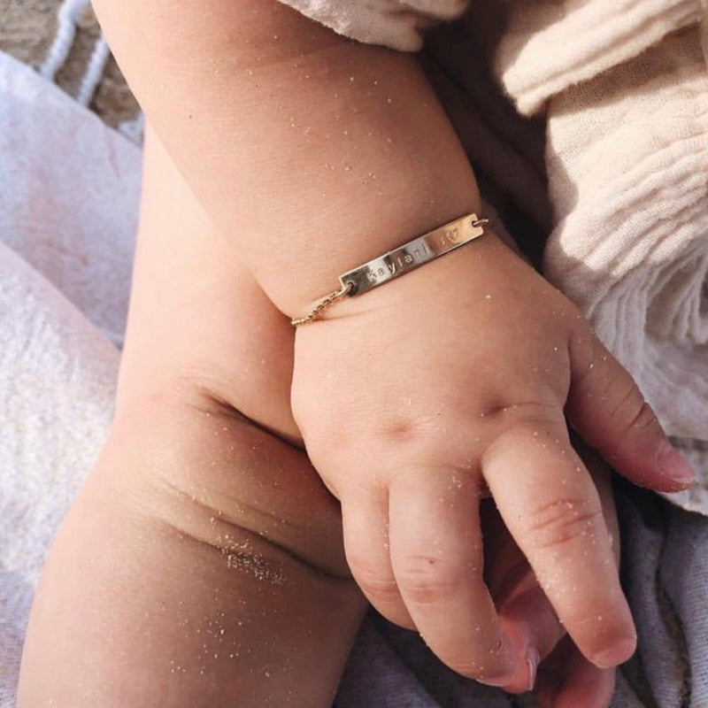 Baby Birthstone Bracelet,child Bracelet-newborn Bracelet-baby Girl  Gift-gold Baby Bracelet-unique Baby Gift,baptism-baby Shower Gift - Etsy