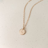 moon symbol night goldfill sterling silver rose goldfill delicate meaningful necklace small pendant