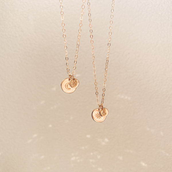 sun symbol necklace goldfill sterling silver rose goldfill delicate meaningful necklace small pendant sunny happy bright happy