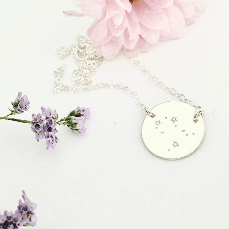 Scorpio Diamond Zodiac Necklace, Constellation Jewelry – Madelynn Cassin  Designs