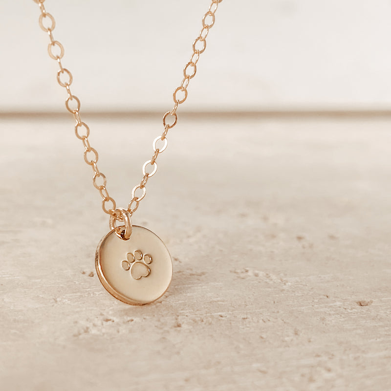 14K Gold Paw Necklace - Zoe Lev Jewelry