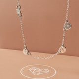 Kirby • Tiny Asymmetrical Pendant Necklace • Choose Number of Pendants
