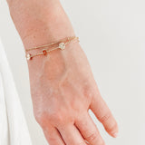 Kira • Tiny Pendant Bracelet • Choose Number of Pendants