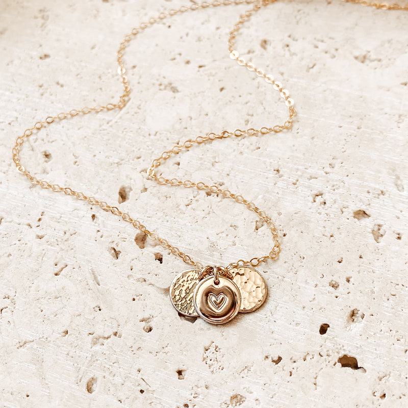 Sofia • Small Pendant Necklace • Choose Number of Pendants