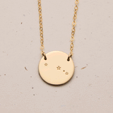 constellation necklace goldfill sterling silver rose goldfill large fixed pendant meaningful children love special