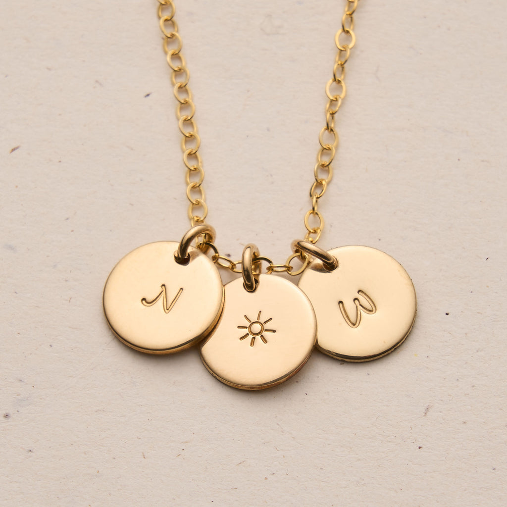 Sofia • Small Pendant Necklace • Choose Number of Pendants – Kellective ...