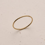 textured shimmer band stacking ring rose goldfill sterling silver goldfill perfect multiple size fit 