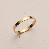 flat band stacking ring sterling silver goldfill perfect multiple size fit 