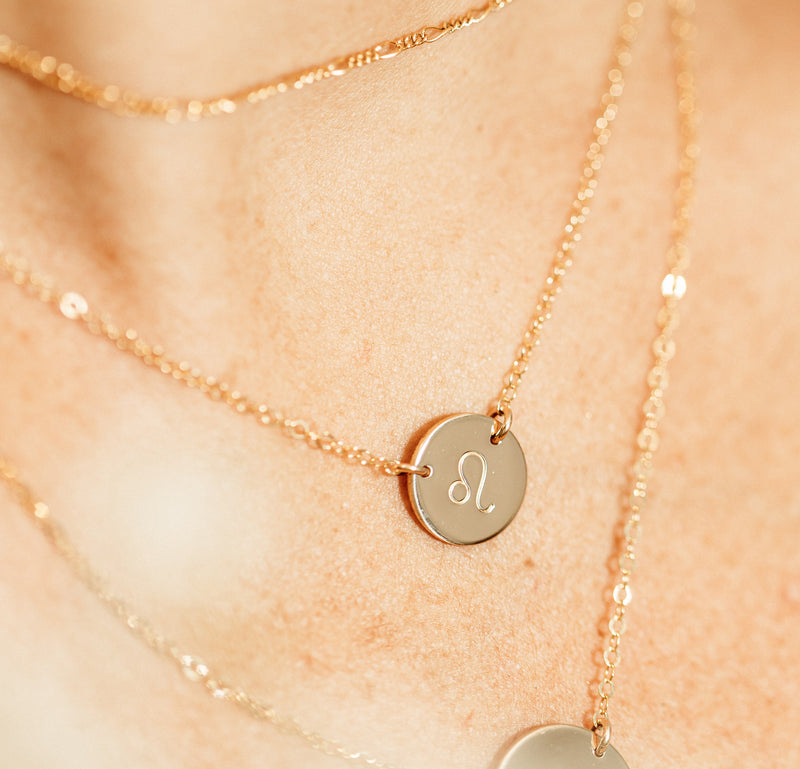 Zodaca 2 Piece Libra Zodiac Necklace And Bracelet Jewelry Set For Women,  Gold : Target