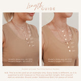 Harper • Small Pendant Necklace • Double Hole