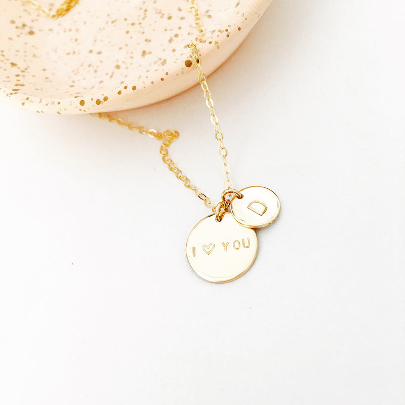 Lola • Medium & Small Pendant Necklace