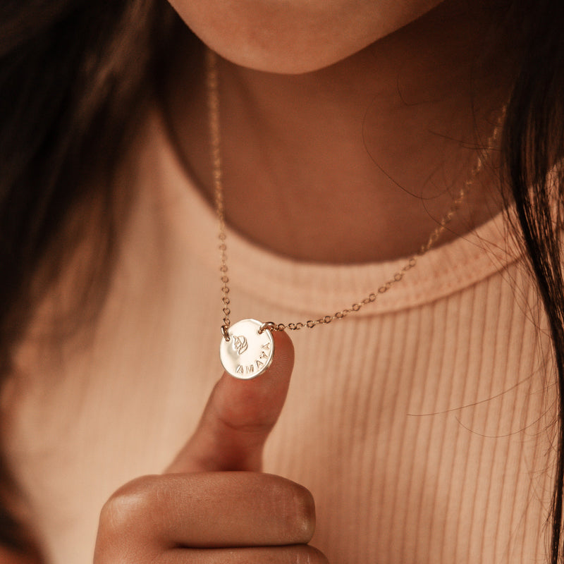 Amaya Necklace • Medium Pendant Necklace