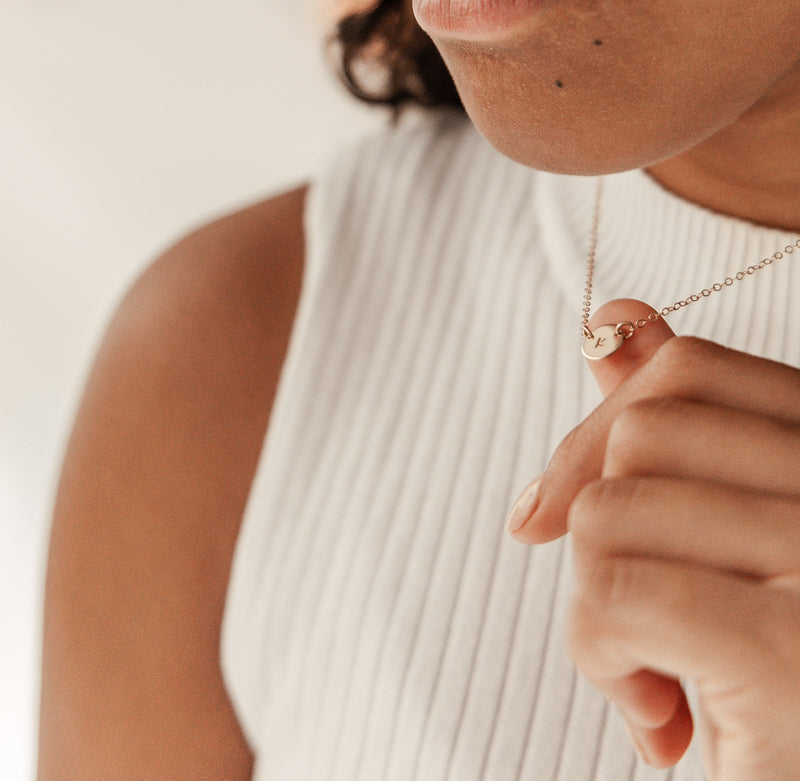Mini Harper Necklace • Small Pendant Necklace