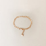 mini bracelet tiny pendant bracelet rose goldfill sterling silver goldfill initial bracelet tiny symbols adjustable bracelet