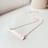 Mia • Long Bar Necklace
