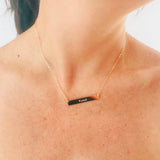 Mia • Long Bar Necklace