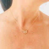 Sienna • Medium Pendant Necklace • Double Hole