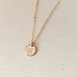 aeroplane symbol travel flight flying goldfill sterling silver rose goldfill delicate meaningful necklace small pendant